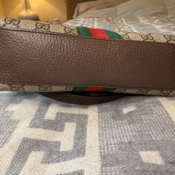Gucci Ophidia Crossbody Bag Size Small with Green and Red classic Gucci Webbing - Picture 8 of 15